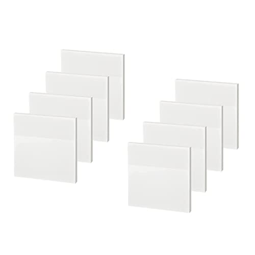 Begchy 400 Transparente Haftnotizen, Wasserdicht, Selbstklebend, Durchsichtige Haftnotizen zum Lesen, Zuhause, BüRo, Schule (7,6 X 7,6 Cm) von Begchy