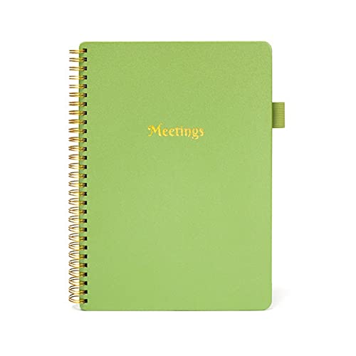 Begchy NotizbüCher Tagesordnungsplaner Meeting Record Book Business Meeting Office Notebook Student Meeting Notebook GrüN von Begchy