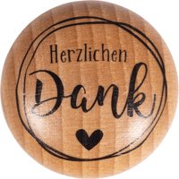 BUTTERER Stempel "Herzlichen Dank" von Beige