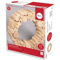 Bastelpackung Holz "Rundstäbe" von Beige