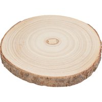 Holzscheibe "Rund" - Ø 15 cm von Beige