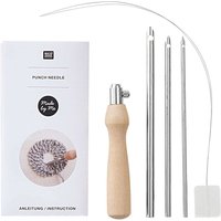 Rico Design Punch Needle Holz von Beige