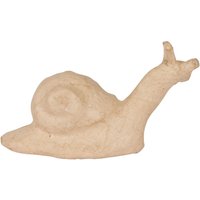 Schnecke, Pappmaché von décopatch