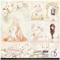 Scrapbook-Papier "Always & Forever" von Beige