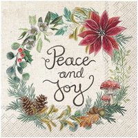 Serviette "Peace and Joy" - 20 Stück von Ihr