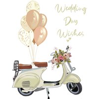 Serviette "Wedding Day Wishes" von Beige