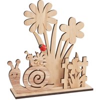 VBS Holz-Steckmotiv "Schneckengarten" von Beige