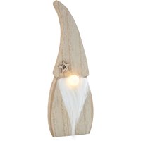 VBS Holz-Wichtel mit LED-Nase - 18 cm von VBS