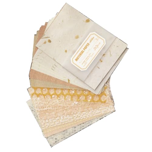 20 Blatt ästhetisches Scrapbooking-Papier, Scrapbooking, Verzierungspapier für Tagebuch, Planer, Bilderrahmen von Beimus