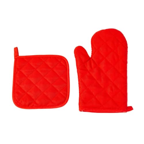 Beimus Ofenhandschuhe und Topfhalter, rutschfeste Handschuhe für Grillen, Backen, Kochen, mikrowellengeeignet, Untersetzer Beimus Ofenhandschuhe und Topfhalter, rutschfeste Handschuhe für Grillen, Backen, Kochen, mikrowellengeeignet, Untersetzer von Beimus