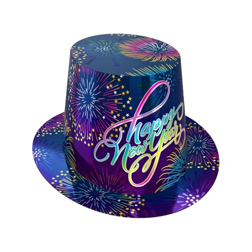 Beistle Silvester-Hüte für Feiern, 12 Stück, Partyzubehör, Einheitsgröße, mehrfarbig von Beistle
