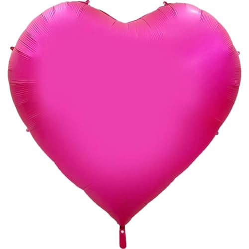 Herzförmiger Ballon Aus Aluminiumfolie, Großer Valentinstag-Ballon, Party-Shooting-Requisite Für Hochzeit, Verlobung, Jahrestag von Bemvp