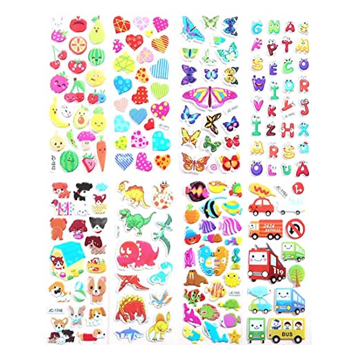 Kinder Belohnung Aufkleber Kleinkinder 3D Puffy Bulk Sticker Für Lohnende Kinder Jungen Mädchen Geschenke von Bemvp