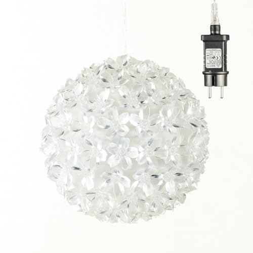 Benelando Lichterkugel 100 LED Lampen Lichtkugel Leuchtkugel Weihnachten Kugelleuchte Deko von Benelando