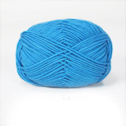 5 Stück 250g Filzwolle Zum Stricken Dicke Wolle Zum Häkeln Häkelgarn Baumwolle Topflappen Baumwollgarn Für Mit Der Hand Garn Häkelwolle Weich (Aquamarin) von Benyong