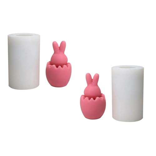 Silikonform Zum Gießen Ostern Hase Ostern Kaninchen Silikonformen Gießformen Silikonform Osterhase 3d Hasen Kerzengießform Silikon Kerzen (2) von Benyong