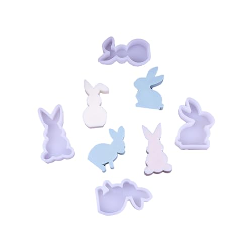 Silikonform Zum Gießen Ostern Hase Ostern Kaninchen Silikonformen Gießformen Silikonform Osterhase 3d Hasen Kerzengießform Silikon Kerzen (D) von Benyong