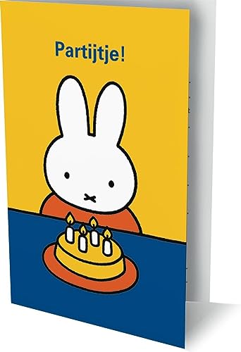 Miffy - 6 Doppelte Einladungen Mit Umschlag – Party! von Benza