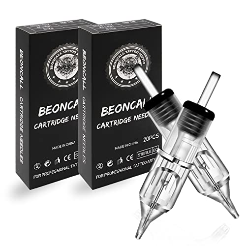 Beoncall 20 Stück gemischte RL – Premium runde Einlagen gemischte Größe 1205RL für Make-up-Künstler von Beoncall