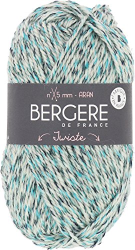 Bergere de France AmazonUkkitchen Twist Garn, Wolle, Wolle, Marine/Turquoise, 15.24 x 6.35 x 0.076200000000000004 cm von Bergere de France