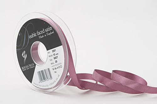 Berisfords 3501 Satinband 10 mm Grape 6837 10,5 x 10,5 x 1,5 cm Double Face Poly Satinband, Grape von Berisfords