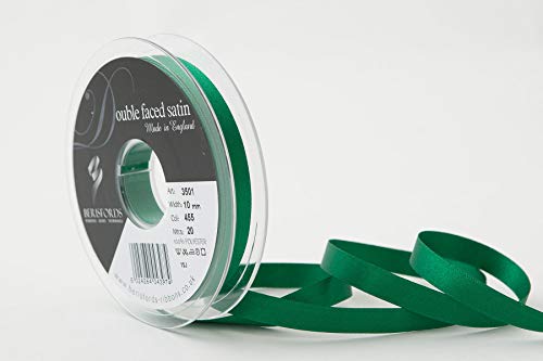 Berisfords 3501 Satinband 10 mm Hunter grün 455 10,5 x 10,5 x 1,5 cm Double Face Poly Satinband, Hunter Green von Berisfords