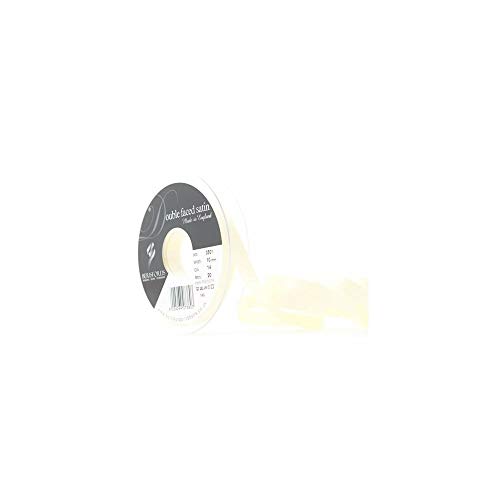 Berisfords 3501 Satinband 10 mm Pale Lemon 14 10,5 x 10,5 x 1,5 cm Double Face Poly Satinband, Pale Lemon von Berisfords