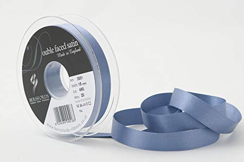 Berisfords 3501 Satinband 15 mm Moonlight 490 10,5 x 10,5 x 3 cm Double Face Poly Satinband, Moonlight von Berisfords