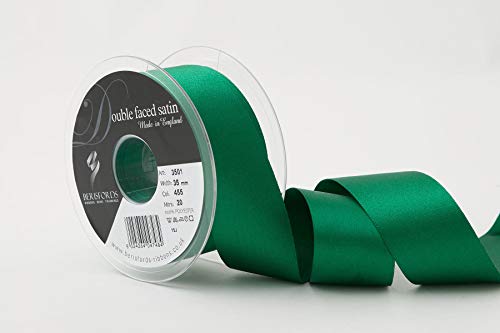 Berisfords 3501 Satinband 35 mm Hunter grün 455 10,5 x 10,5 x 4.59 cm Double Face Poly Satinband, Hunter Green von Berisfords