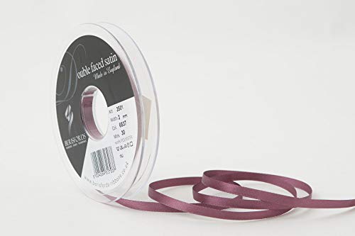 Berisfords 3501 Satinband 5 mm Grape 6837 10 x 1 x 10 cm Double Face Poly Satinband, Grape von Berisfords