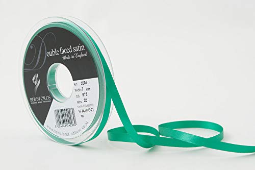 Berisfords Doppelseitiges Poly-Satinband, Sittich, 7 mm Berisfords Doppelseitiges Poly-Satinband, Sittich, 7 mm von Berisfords