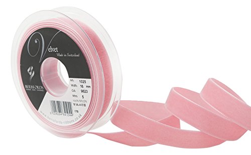 Berisfords Samtband, Dusty Rose, 10,2 x 2,1 x 10,2 cm von Berisfords