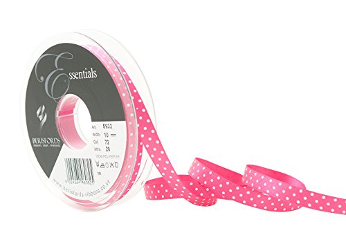 Berisfords Schleifenband Micro Dot, SH PINK von Berisfords