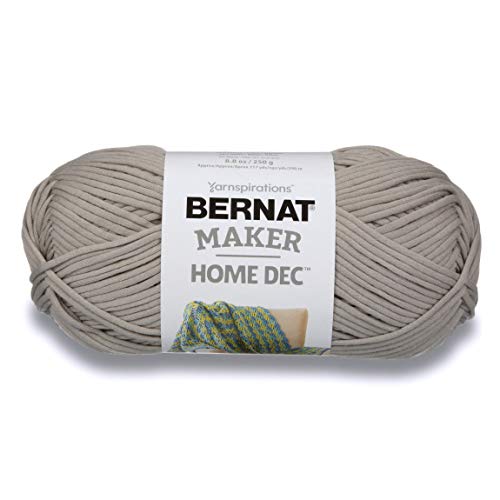 Bernat 291518 Maker Home Décor Garn, 250 g, Ton, 72% Baumwolle, 28% Nylon, clay, 290 meter von Bernat