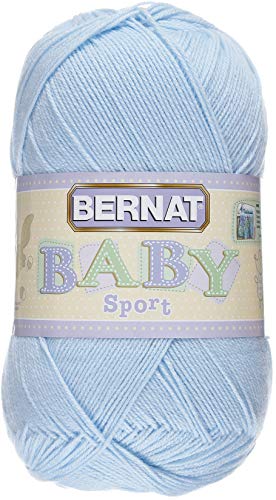 Bernat Baby Big Ball Sportgarn, 350 g, Gauge 3 leicht, 100% Acryl, Babyblau von Bernat