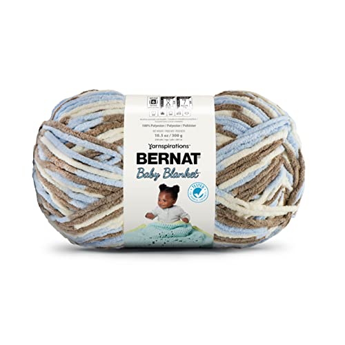 Bernat Babydecke BB Little Cosmos Garn – 1 Packung mit 300 g – Polyester – #6 Super Bulky – 220 Meter – Stricken/Häkeln von Bernat