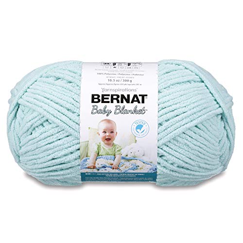 Bernat Babydecke BB Seafoam Garn – 1 Packung mit 300 g – Polyester – #6 Super Bulky – 220 Meter – Stricken/Häkeln von Bernat