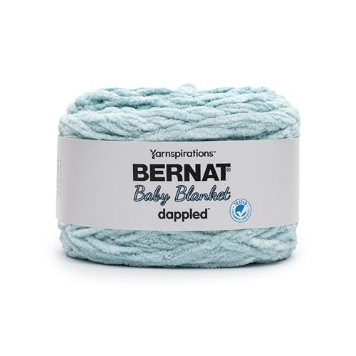 Bernat Babydecken-Garn mit Punkten, 300 g, 100% Polyester, #6 super sperrig, 220 m, Stricken/Häkeln, 2 Stück von Bernat