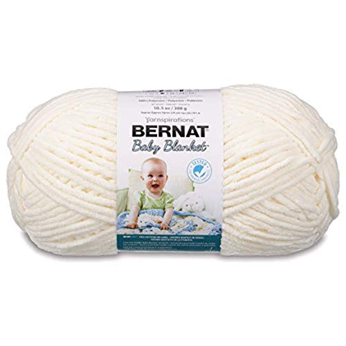 Bernat Babydeckengarn Garn, Polyester, Vanille, 1 Pack, 201 von Bernat