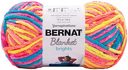 Bernat Blanket Brights Neon-Mix, 300 g von Bernat