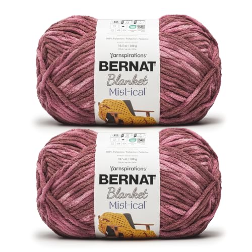 Bernat Blanket Mist-ical Berry Garn, 300 g, 2 Stück von Bernat