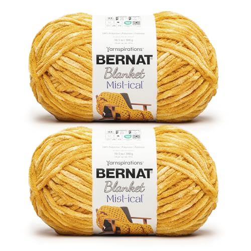 Bernat Blanket Mist-ical Sunshine 2 Pack mit 300 g Garn von Bernat