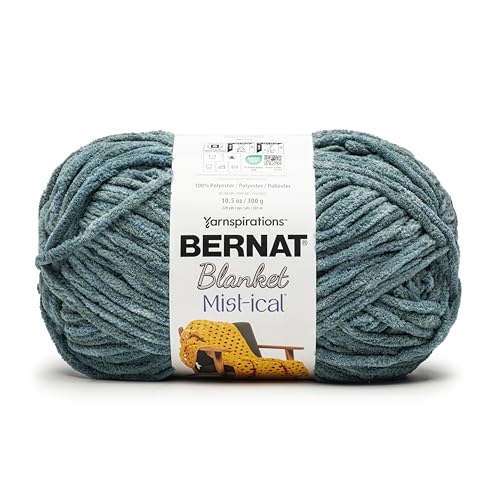 Bernat Blanket Mist-ical Teal Stream 2, Packung mit 300 g Garn von Bernat