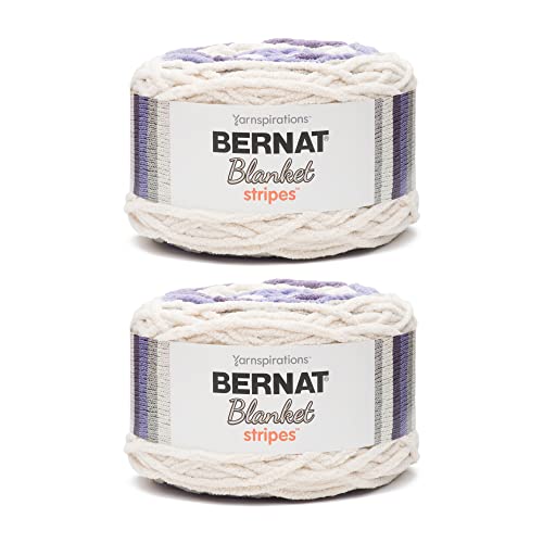 Bernat Decke Stripes Garn, Weinrebe 2 von Bernat