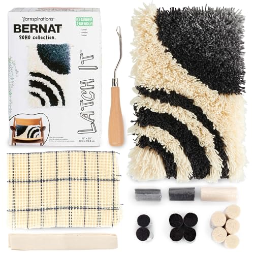 Bernat Latch It Boho-Kollektion Lunar 1 Packung mit 30,5 x 50,8 cm, ideal für Kissen, Wandbehänge und mehr von Bernat