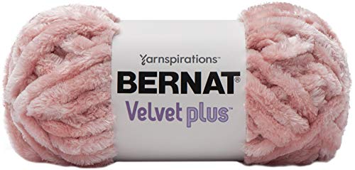 Bernat 16125656005 YARN PINK DUST Garn Velvet Plus, Samt, 300g von Bernat