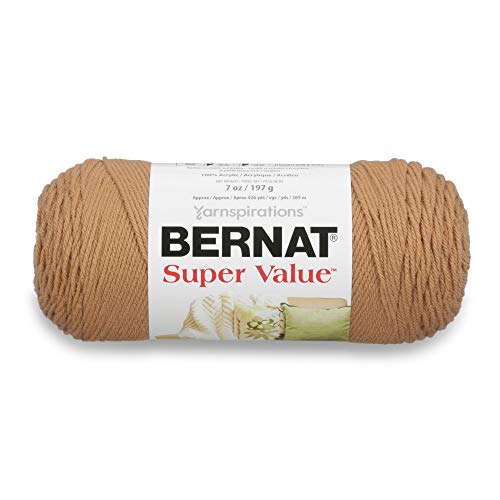 Bernat Super Value Garn, 200 g, Stärke 4, mittelgroß, Topas von Bernat