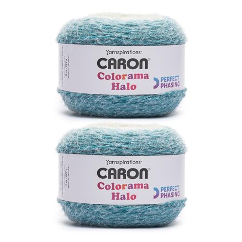 Caron Colorama Halo Garn, Efeu & Olivgrün von Bernat