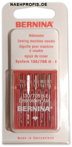 BERNINA Stick-Nadeln, Stärken 75-90, für Stickarbeiten (Sticknadeln) von Bernina