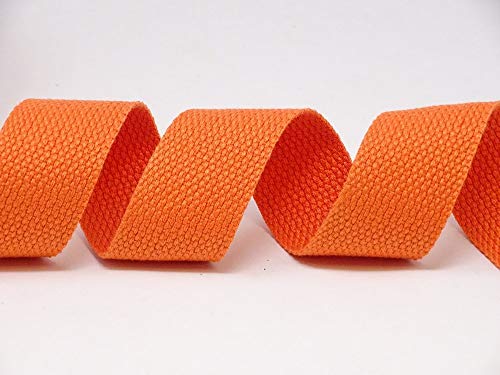 Berties Bows Gurtband, Baumwollmischgewebe, 5 m, Orange von Bertie's Bows